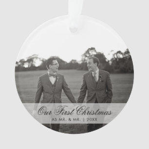 Notre premier Noël en tant que Mr et Mr Photo Gay