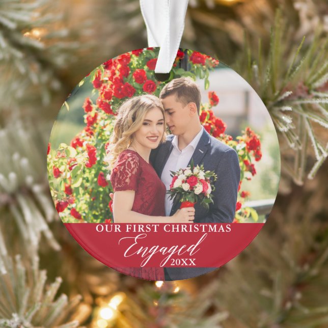 Notre premier Noël engagé photo rouge (Arbre)