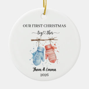 Notre premier Noël ensemble Ornement Marié