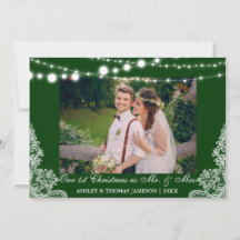 Notre premier Noël M. & Mme Carte photo G