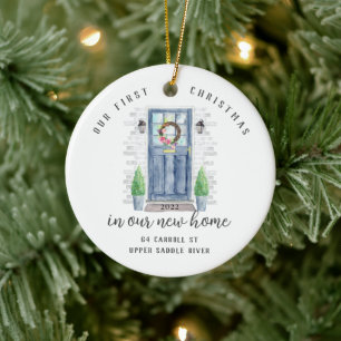 Notre premier Noël Nouvelle Maison Ornement en cér