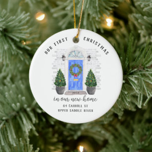 Notre premier Noël Nouvelle Maison Ornement en Mét