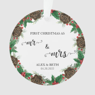 Notre Premier Noël Personnalisé Fiancés
