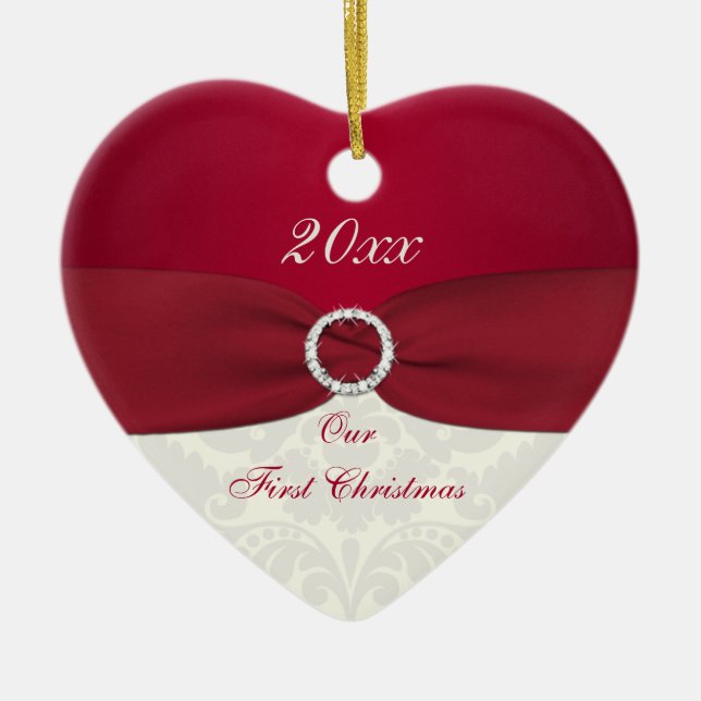 Notre premier ornement de garde de Noël (Devant)