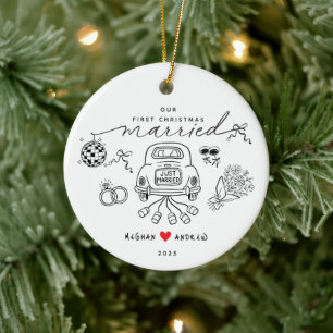 Notre premier ornement photo de Noël Marié
