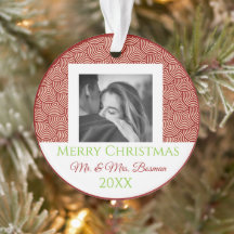 Notre premier ornement photo Noël personnalisé