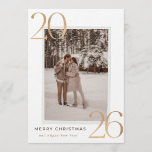 Notre première carte de Noël et bonne année