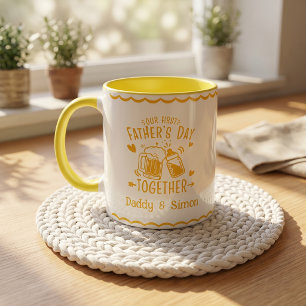 Notre première fête des pères ensemble Mug