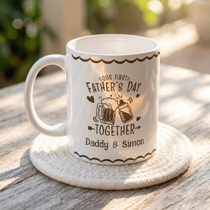 Notre première fête des pères ensemble Mug