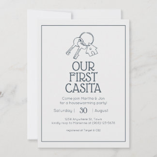 Notre première invitation Casita Houseéchauffement