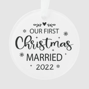 Notre première photo personnalisée de Noël Marié