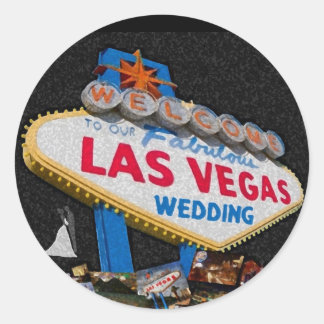 Notre Sticker Mariage Las Vegas avec pinceau lo