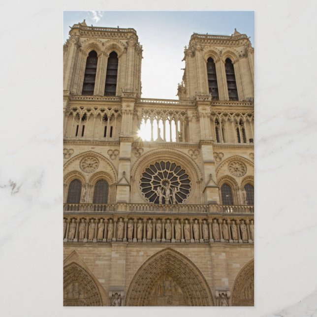 NotreDame Briefpapier (Vorderseite)