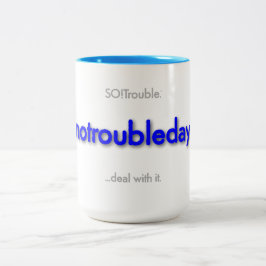 Notruf! Zwei-Tone-Tasse Zweifarbige Tasse