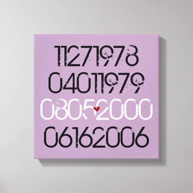 Notstandsperiode Leinwanddruck (Vorderseite)