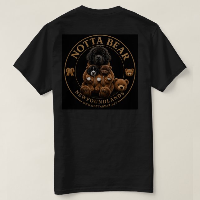 Notta Bear Bär-Logo T-Shirt (Design Rückseite)
