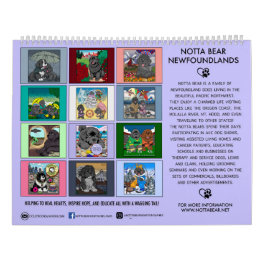 Notta Bears Staatshund von Oregon: Der Neufundländ Kalender