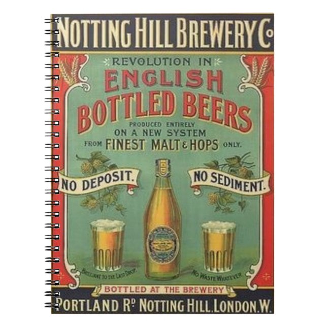 Notting Hill Brewery Co. Notizblock (Vorderseite)