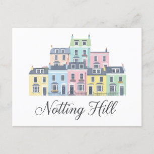 Notting Hill London Feiertagspostkarte