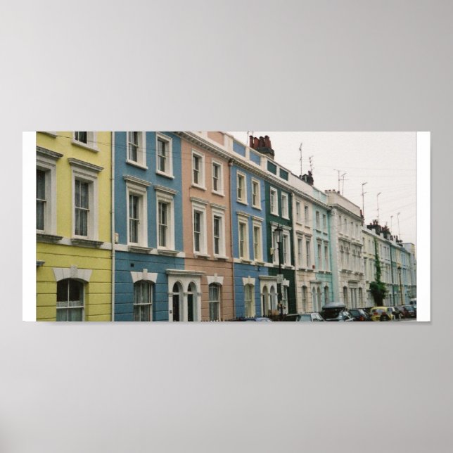 Notting Hill London Poster (Vorne)