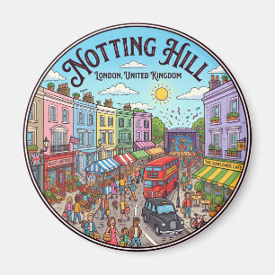 Notting Hill Vereinigtes Königreich Magnet