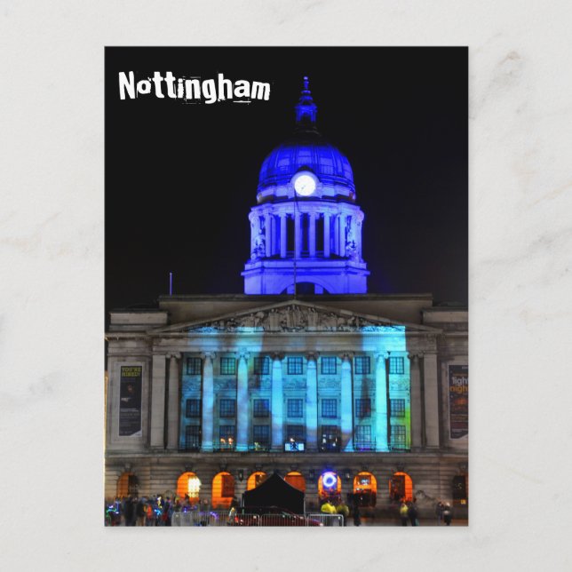 Nottingham Postkarte (Vorderseite)