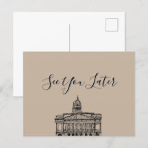 Nottingham Tone Sketch Postcard