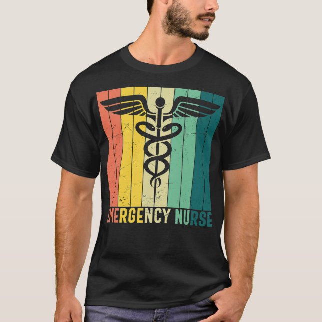 Notunterkunft Krankenschwester ER Krankenschwester T-Shirt (Vorderseite)