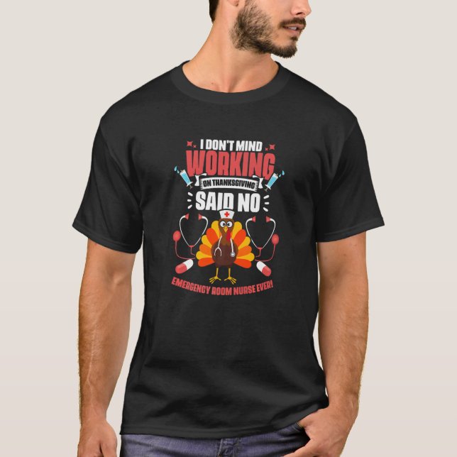 Notunterkünfte Krankenversicherung ER Erntedank Kr T-Shirt (Vorderseite)