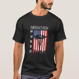 Notunterkünfte versorgen US-Flag ER Patriot T-Shirt