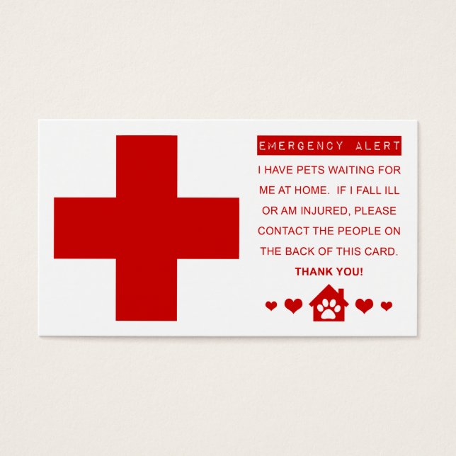 Notwarnung (Vorderseite)