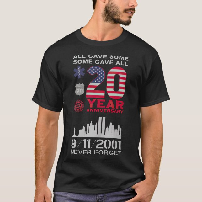 N'oubliez jamais 9 11 T-shirt (Devant)