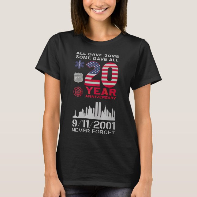 N'oubliez jamais 9 11 T-shirt (Devant)