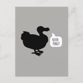 N'oubliez jamais Dodo carte postale