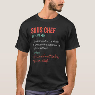 Noun Definition Nutrition für Sous Koch T-Shirt