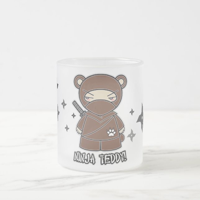 Nounours de Ninja ! Avec la tasse de Shurikens (Centre)