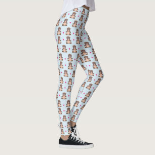 Nounours en Leggings Bleus