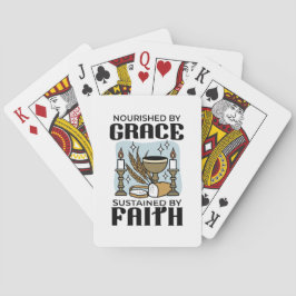 Nourished by Grace, Sustained by Faith Design Spielkarten