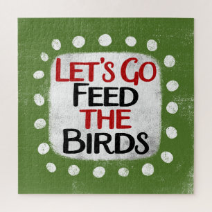 Nourrir Les Oiseaux Puzzle Puzzle
