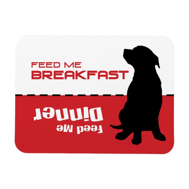 Nourriture de chien Me Magnet Dog a faim (Horizontal)