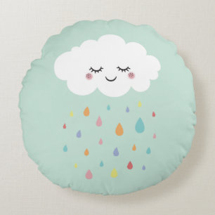 Nourriture pour bébé Coussin ronde à l'arc-en-c