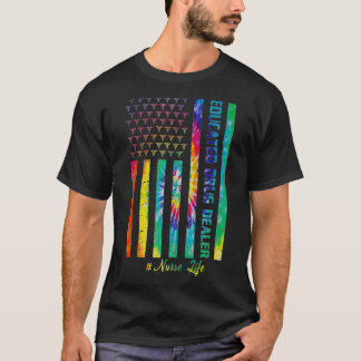 Nourse Life America Flag für W T-Shirt