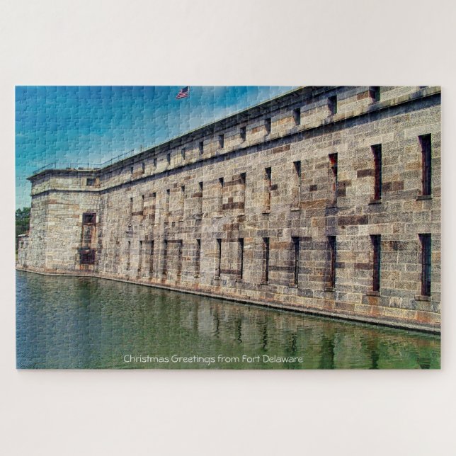 Nous Aimons Fort Delaware Jigsaw Puzzle (Horizontal)