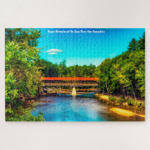 Nous aimons la rivière Saco New Hampshire Puzzle