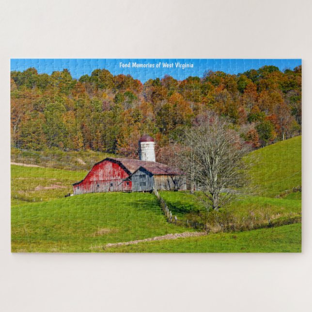 Nous aimons la Virginie Occidentale. Jigsaw Puzzle (Horizontal)