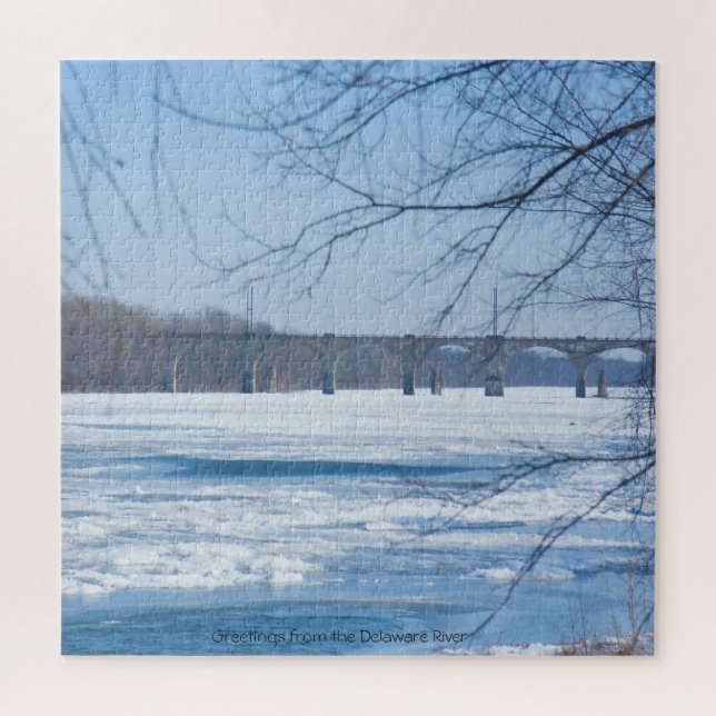 Nous aimons le Puzzle de la rivière Delaware (Vertical)