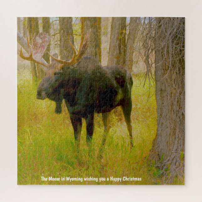 Nous Aimons Le Wyoming De L'Oie. Jigsaw Puzzle (Vertical)