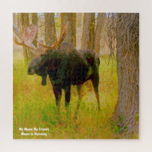 Nous Aimons Le Wyoming De L'Oie. Jigsaw Puzzle