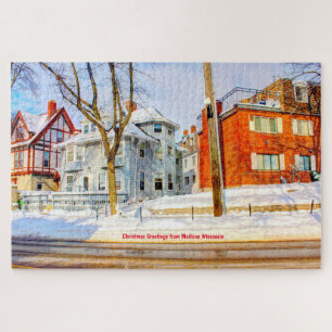 Nous aimons Madison Wisconsin. Puzzle