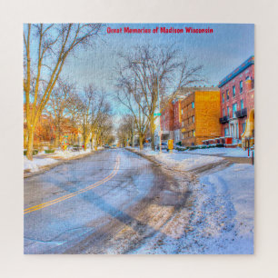 Nous aimons Madison Wisconsin. Puzzle